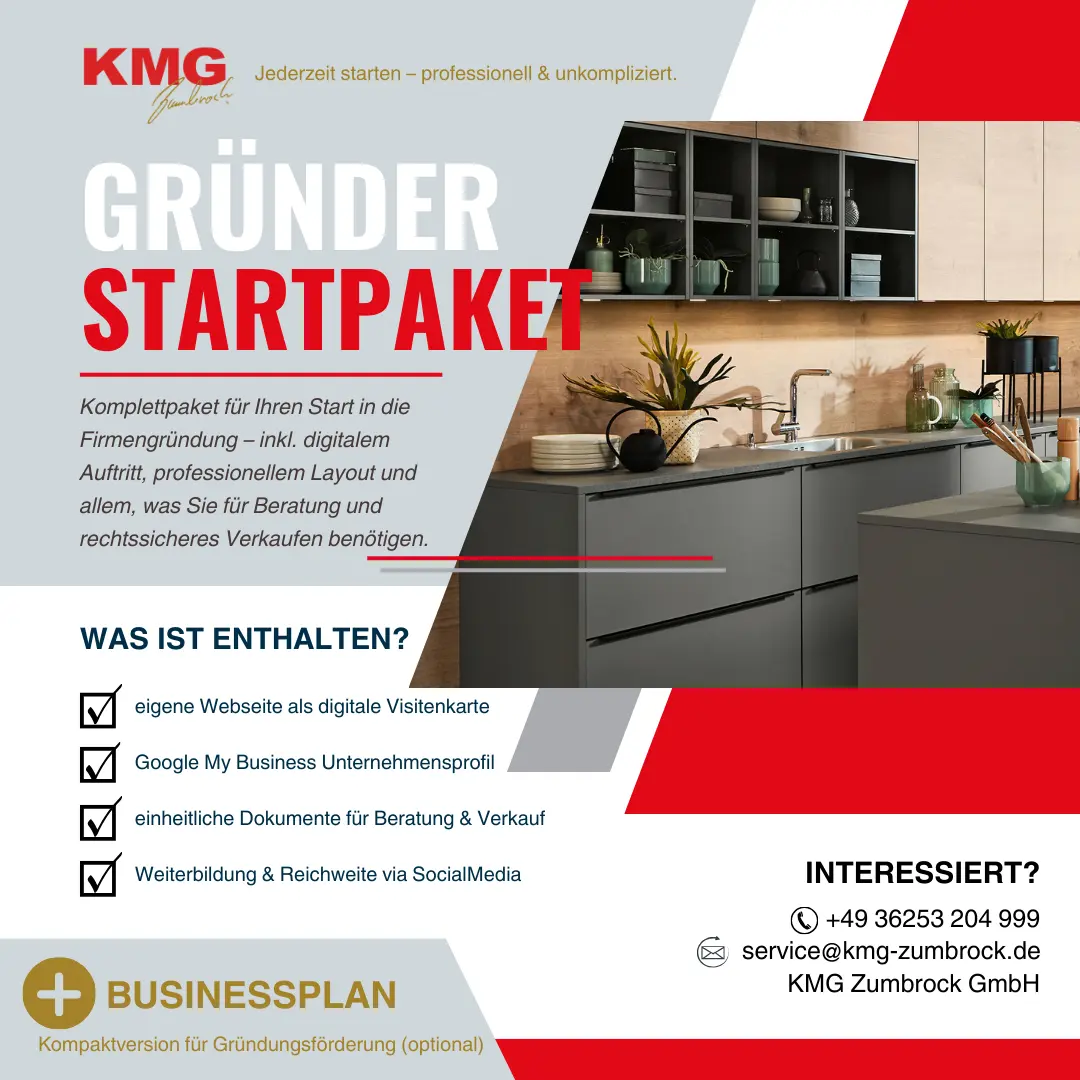 Das KMG Gründer Startpaket